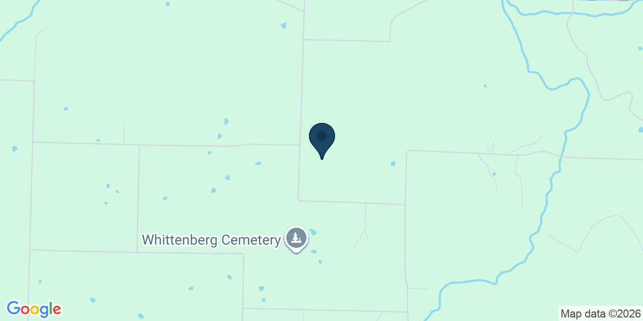 Map showing Bolivar, Polk County, MO