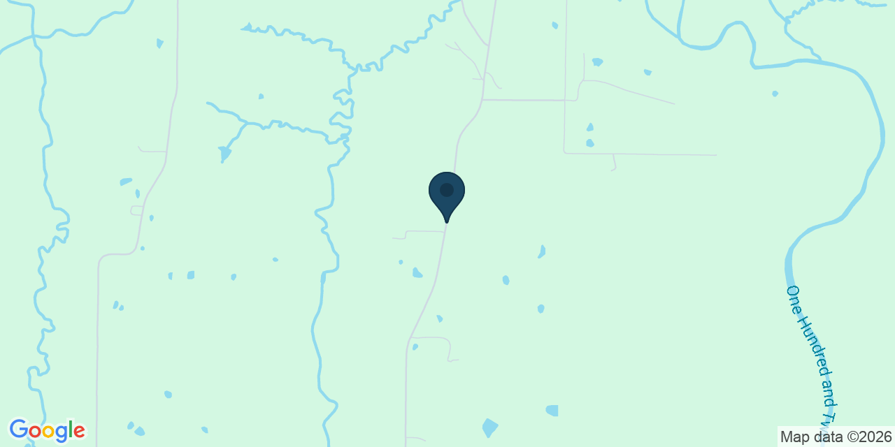 Map showing Rosendale, Andrew County, MO