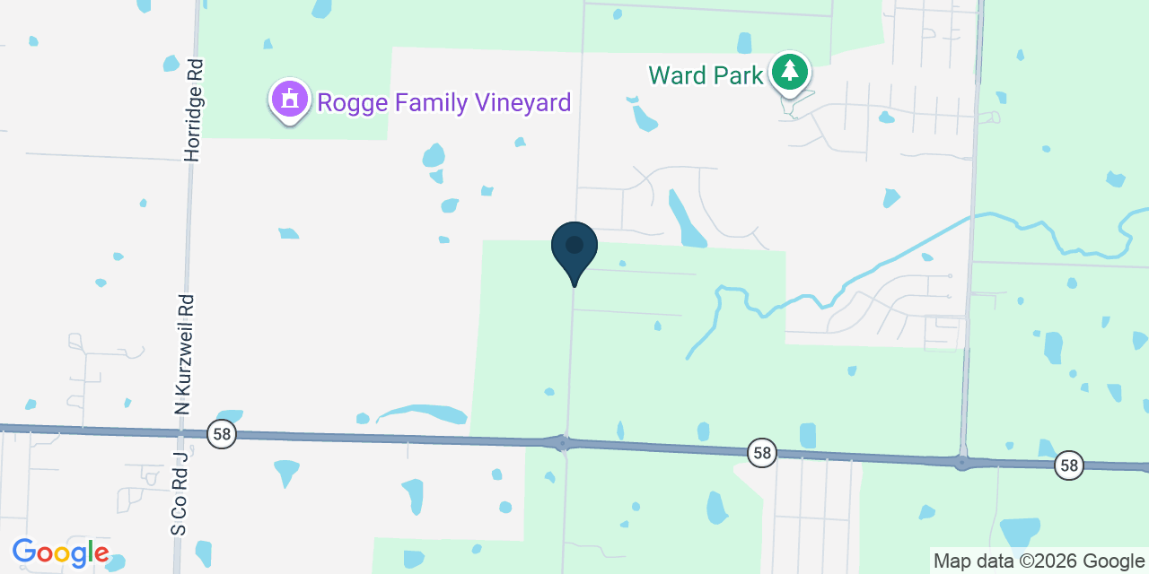 Map showing Raymore, Cass County, MO