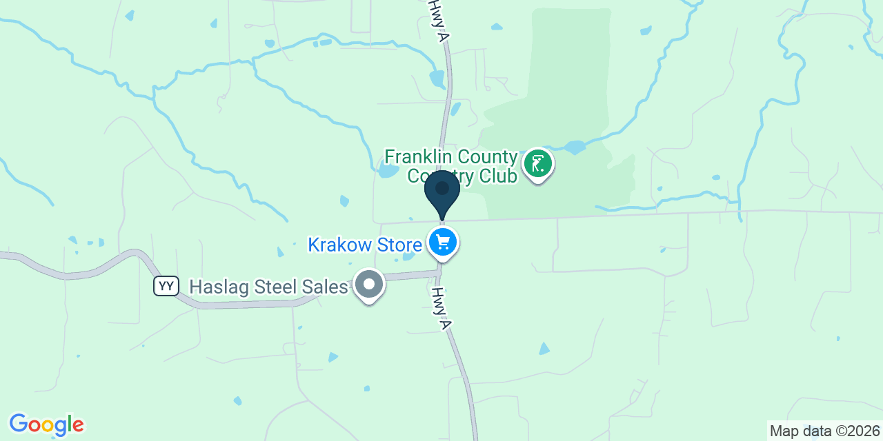 Map showing Franklin County, MO