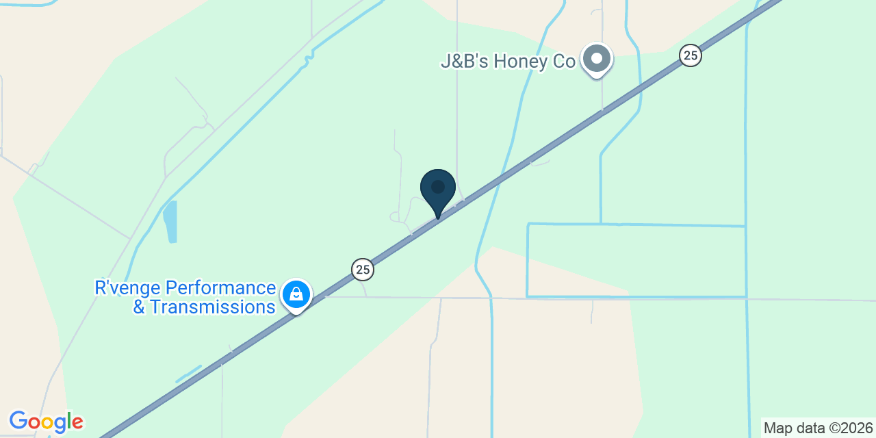 Map showing Advance, Cape Girardeau County, MO