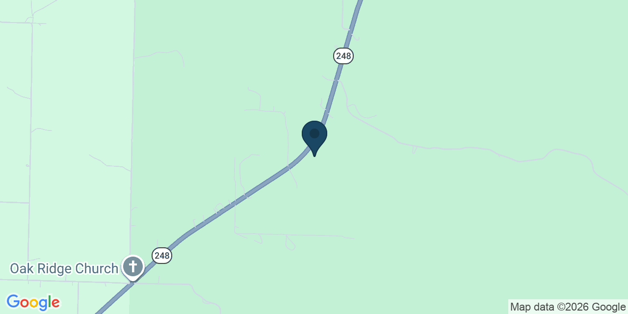 Map showing Cassville, Barry County, MO