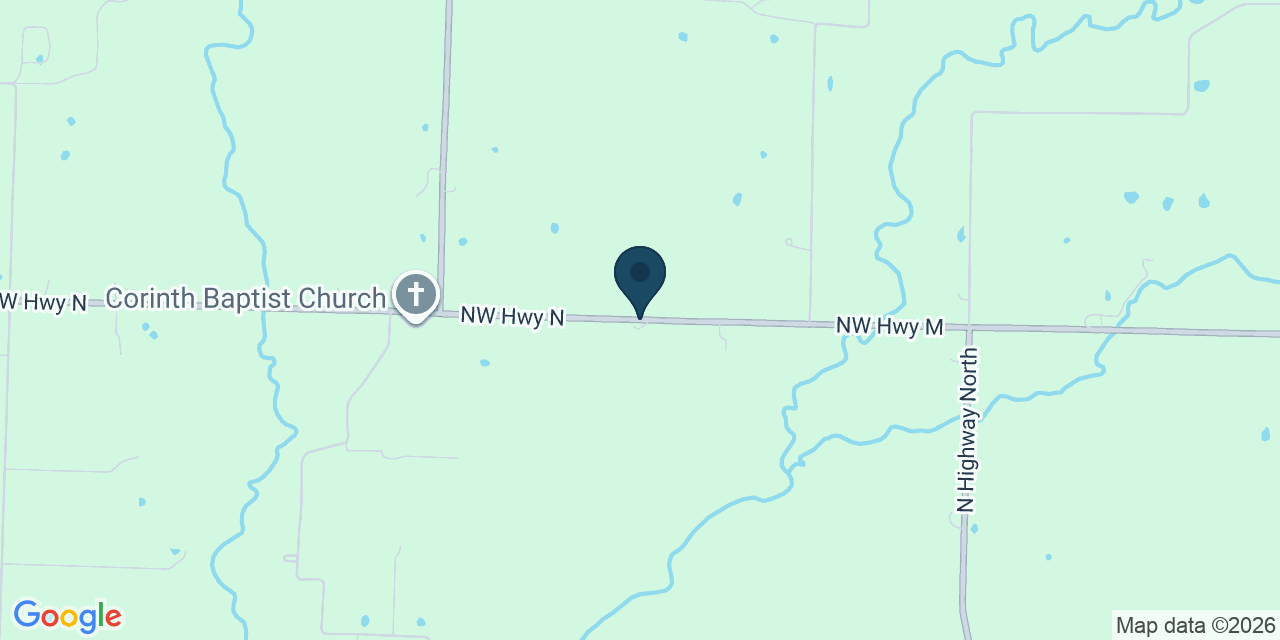 Map showing Clinton, Henry County, MO