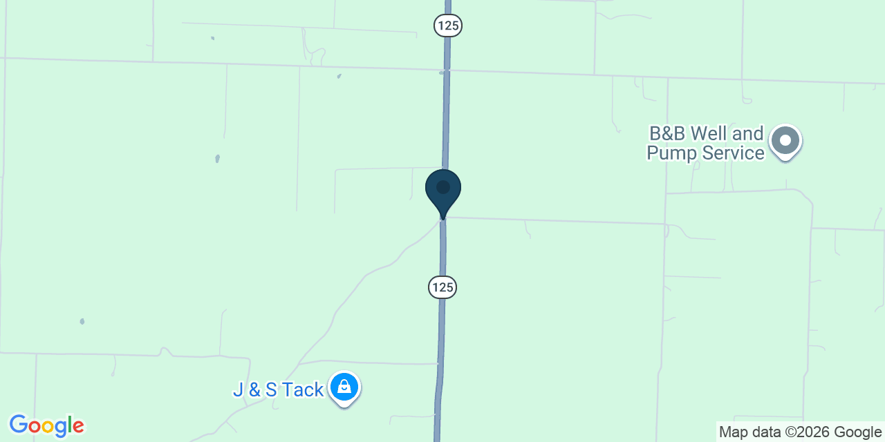 Map showing Rogersville, Christian County, MO