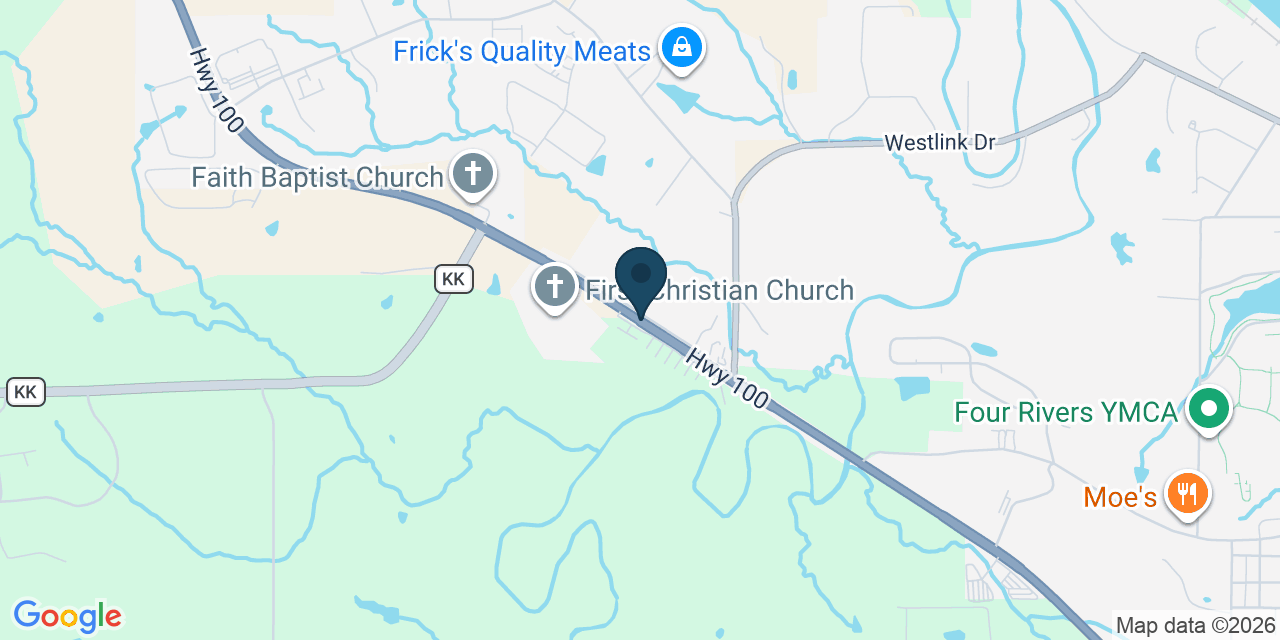 Map showing Franklin County, MO