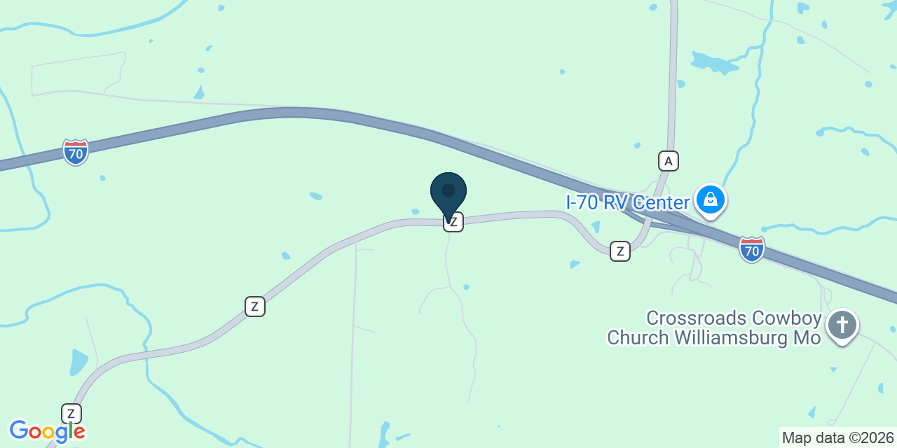 Map showing Callaway County, MO