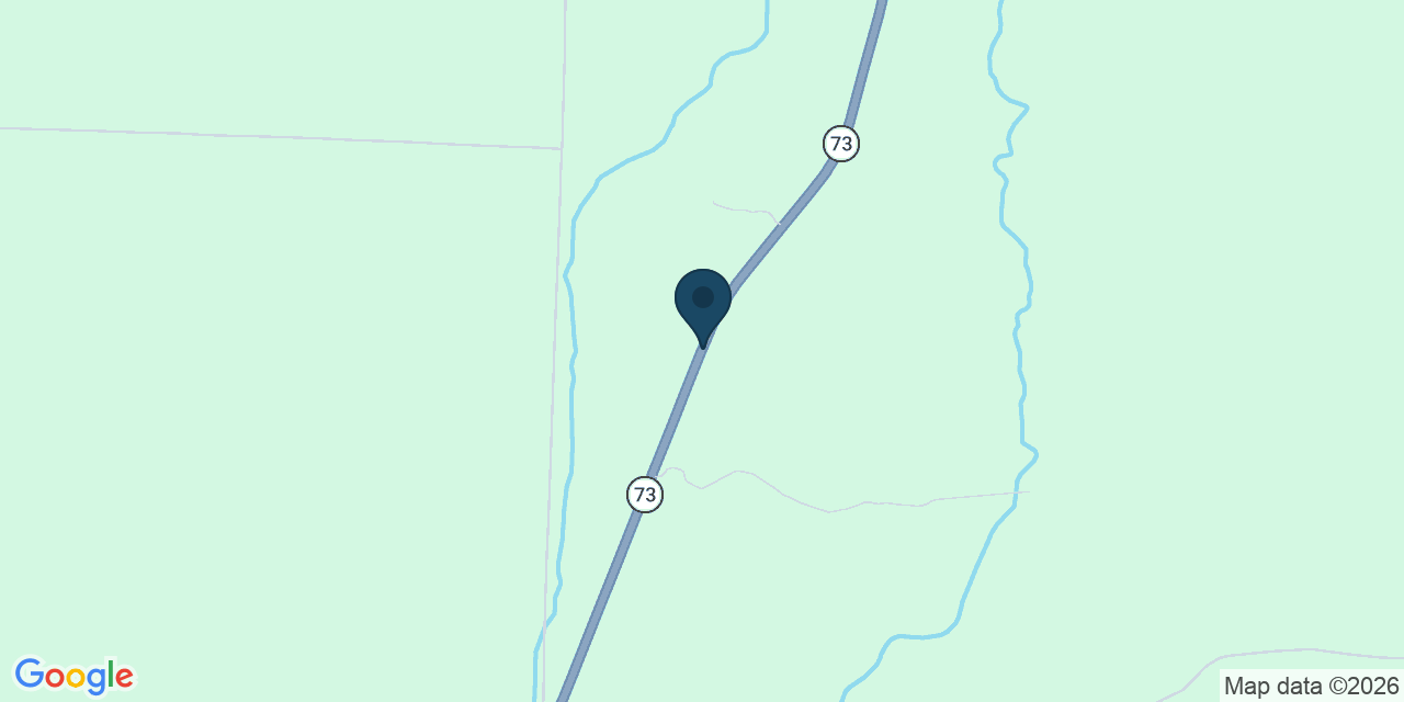 Map showing Tunas, Dallas County, MO