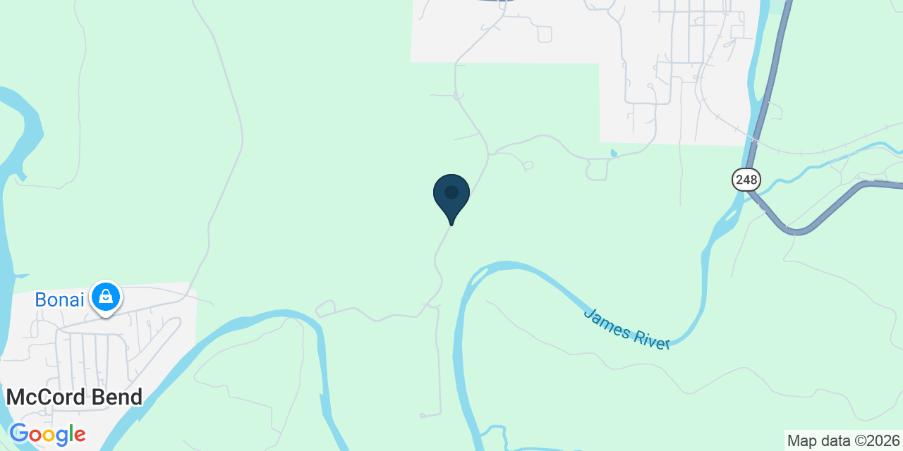 Map showing Galena, Stone County, MO