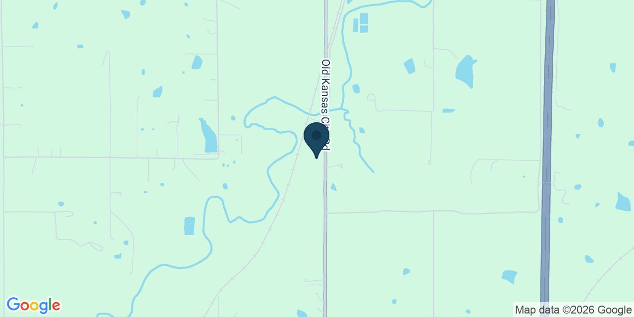 Map showing Nevada, Vernon County, MO