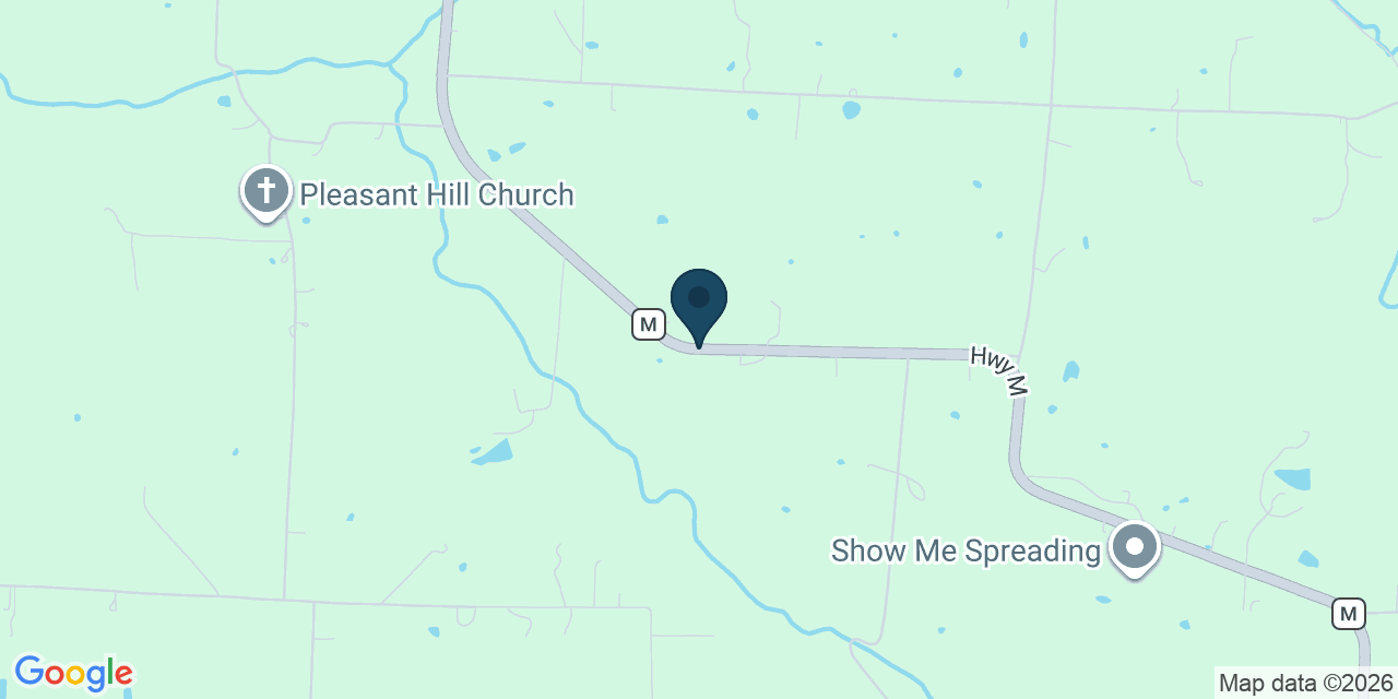 Map showing Pettis County, MO