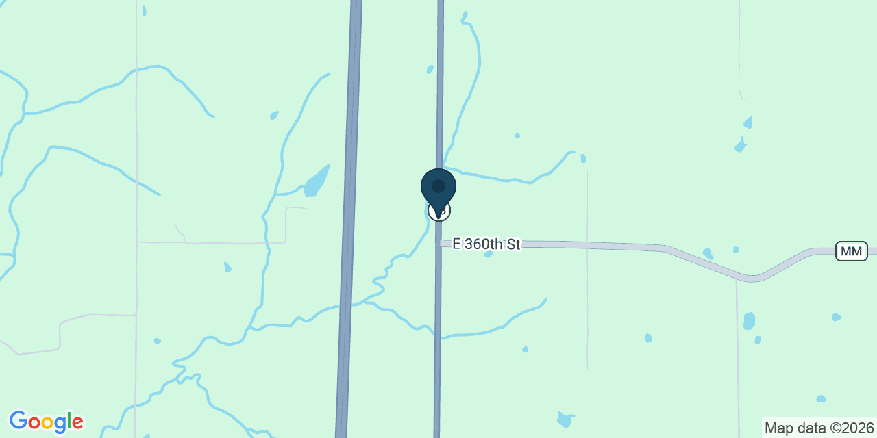 Map showing Bethany, Harrison County, MO