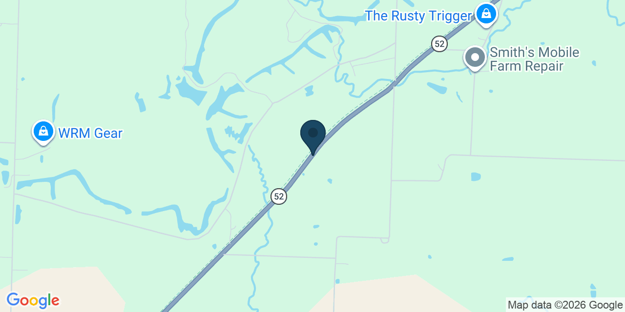Map showing Henry County, MO