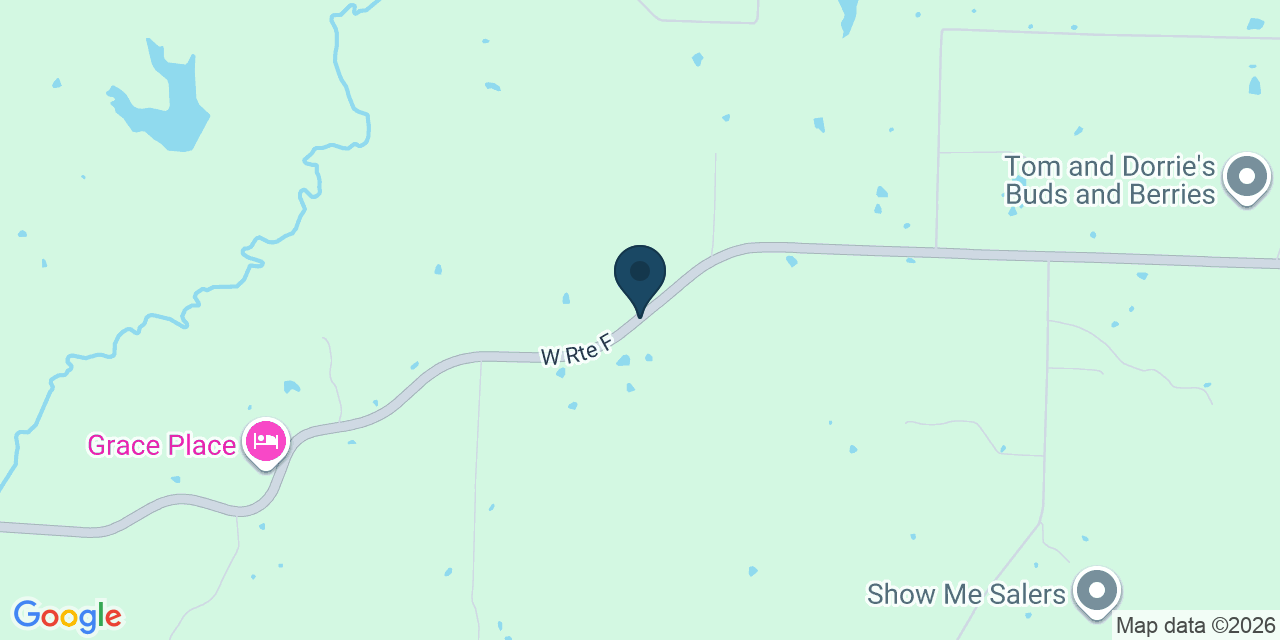 Map showing Clarence, Boone County, MO