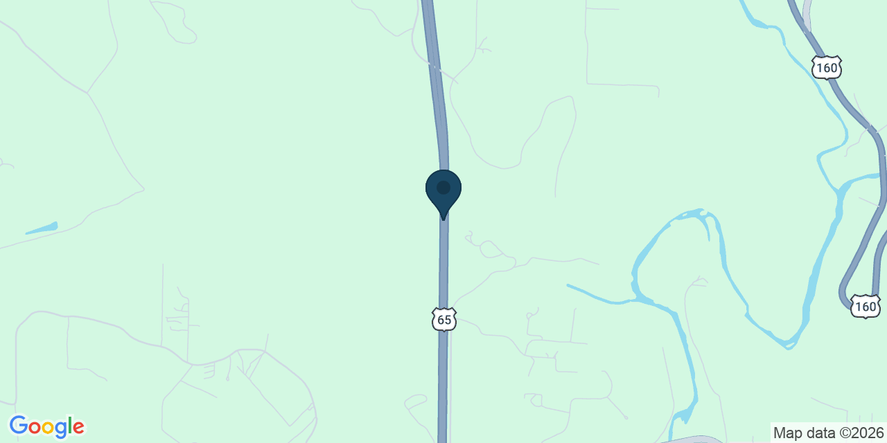 Map showing Taney County, MO