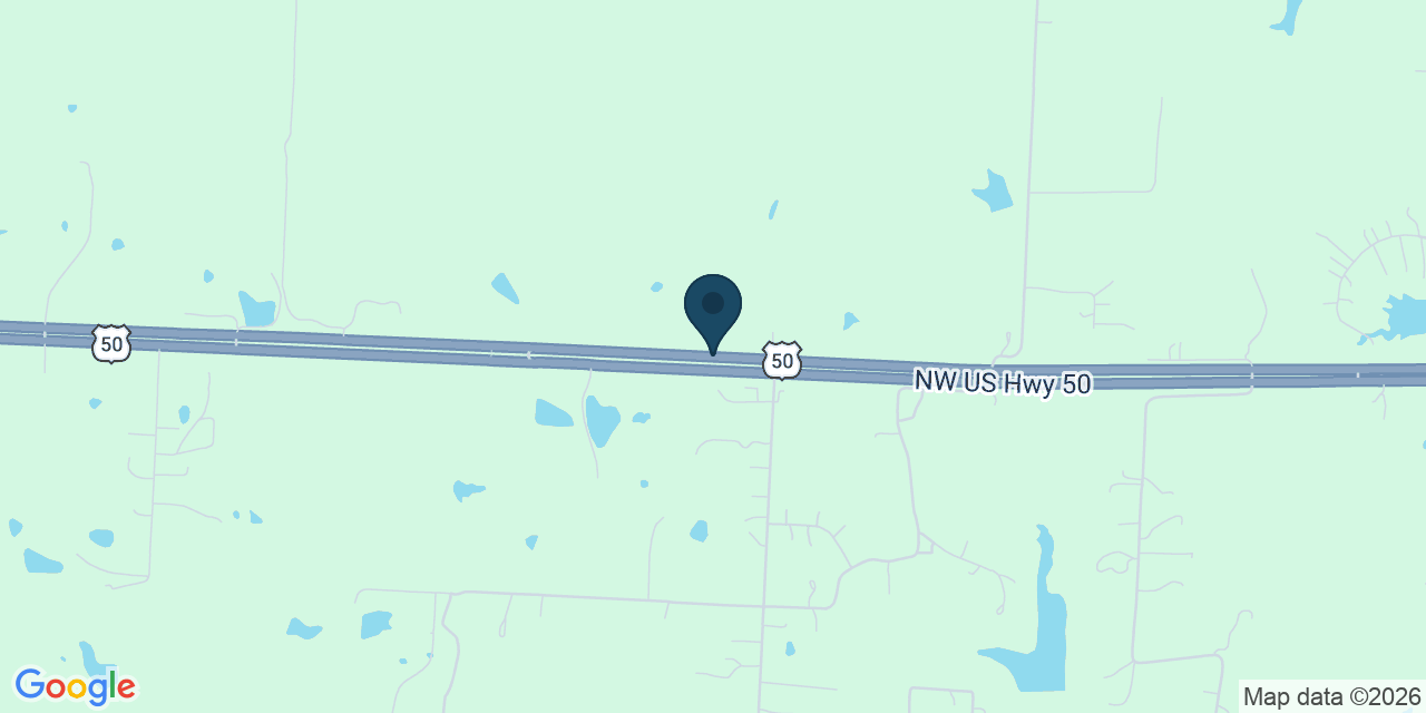 Map showing Johnson County, MO