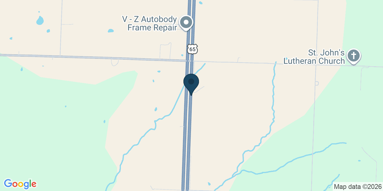 Map showing Benton County, MO