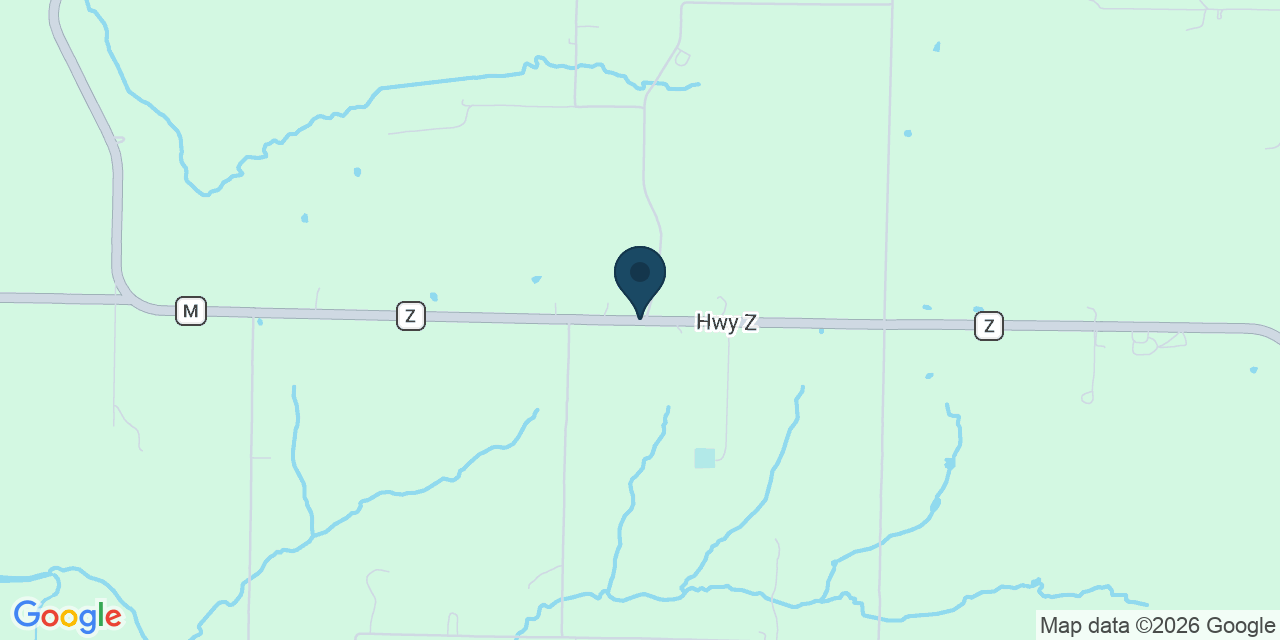 Map showing Everton, Lawrence County, MO