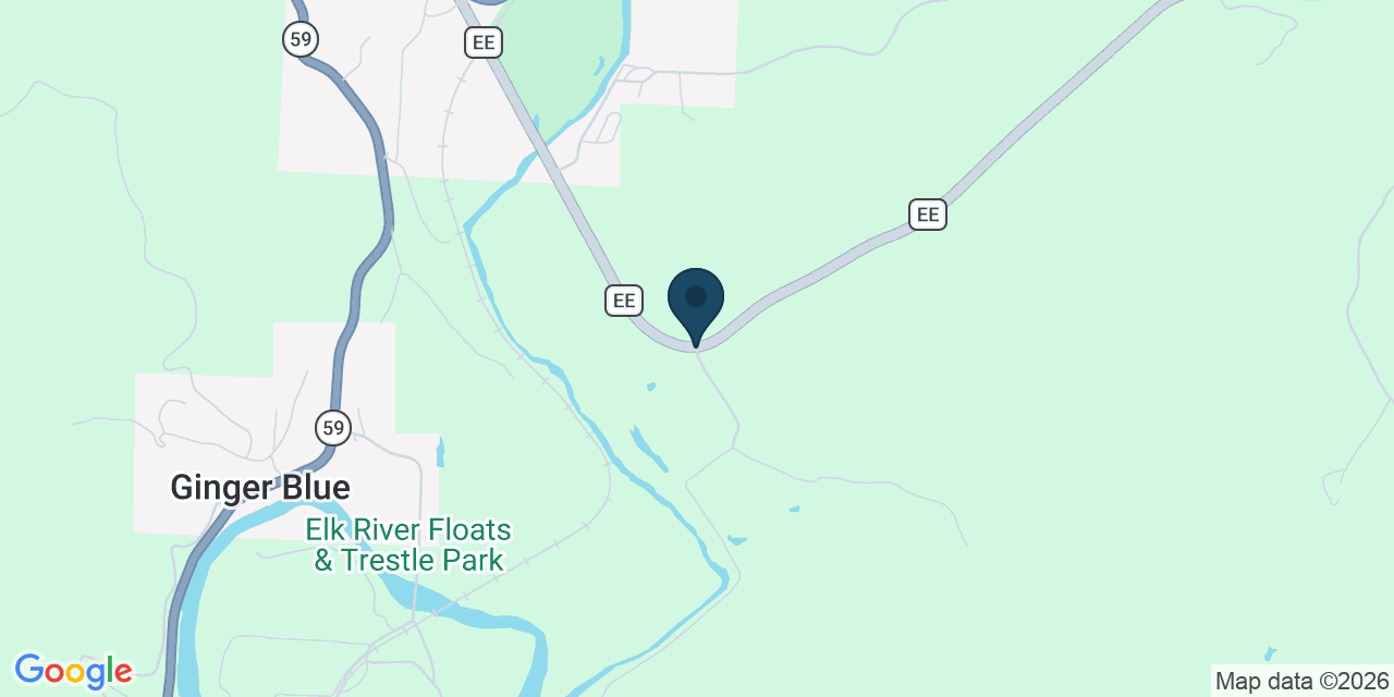 Map showing Pineville, McDonald County, MO