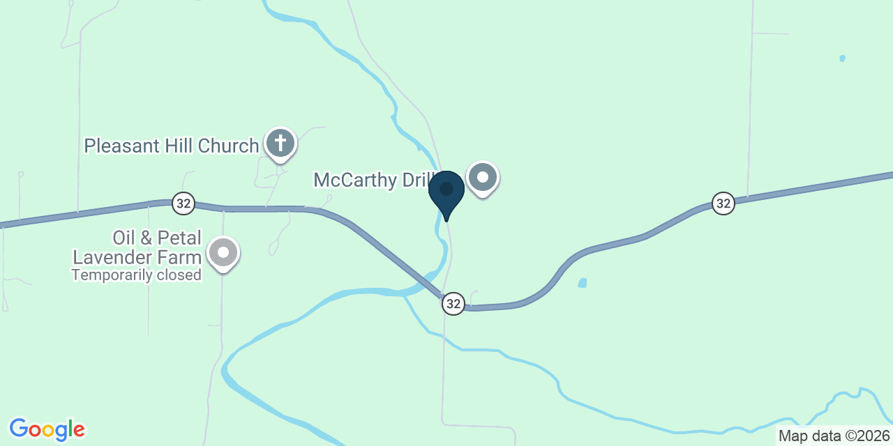 Map showing Halfway, Polk County, MO