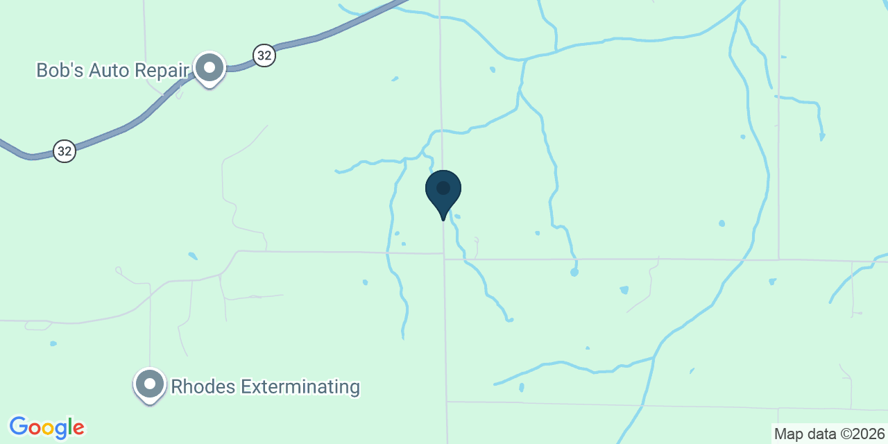 Map showing Laclede County, MO