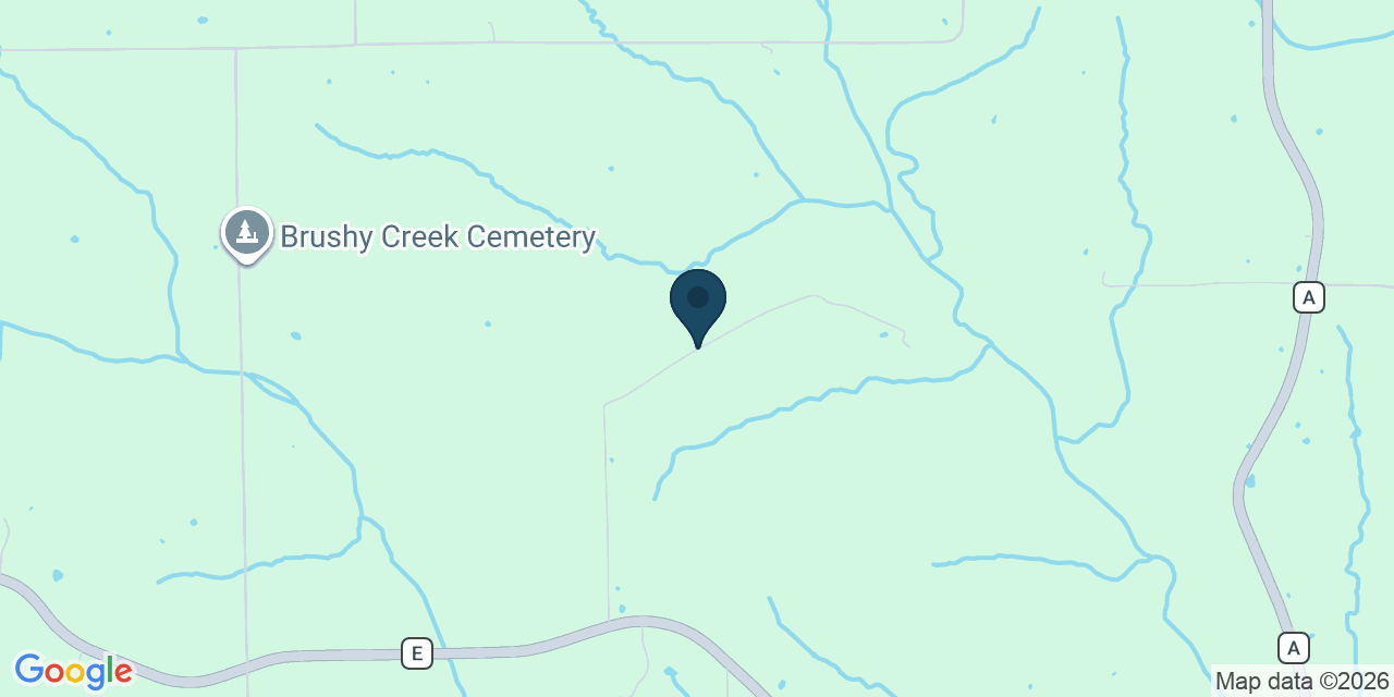 Map showing Downing, Schuyler County, MO