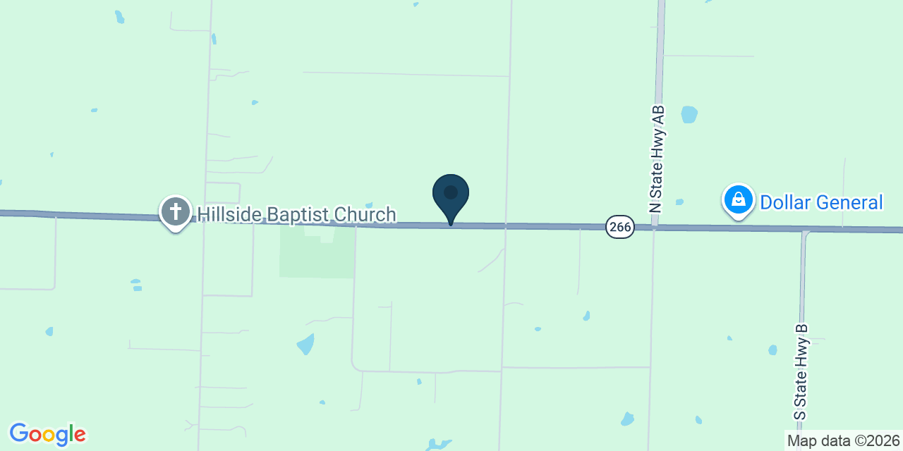 Map showing Springfield, Greene County, MO