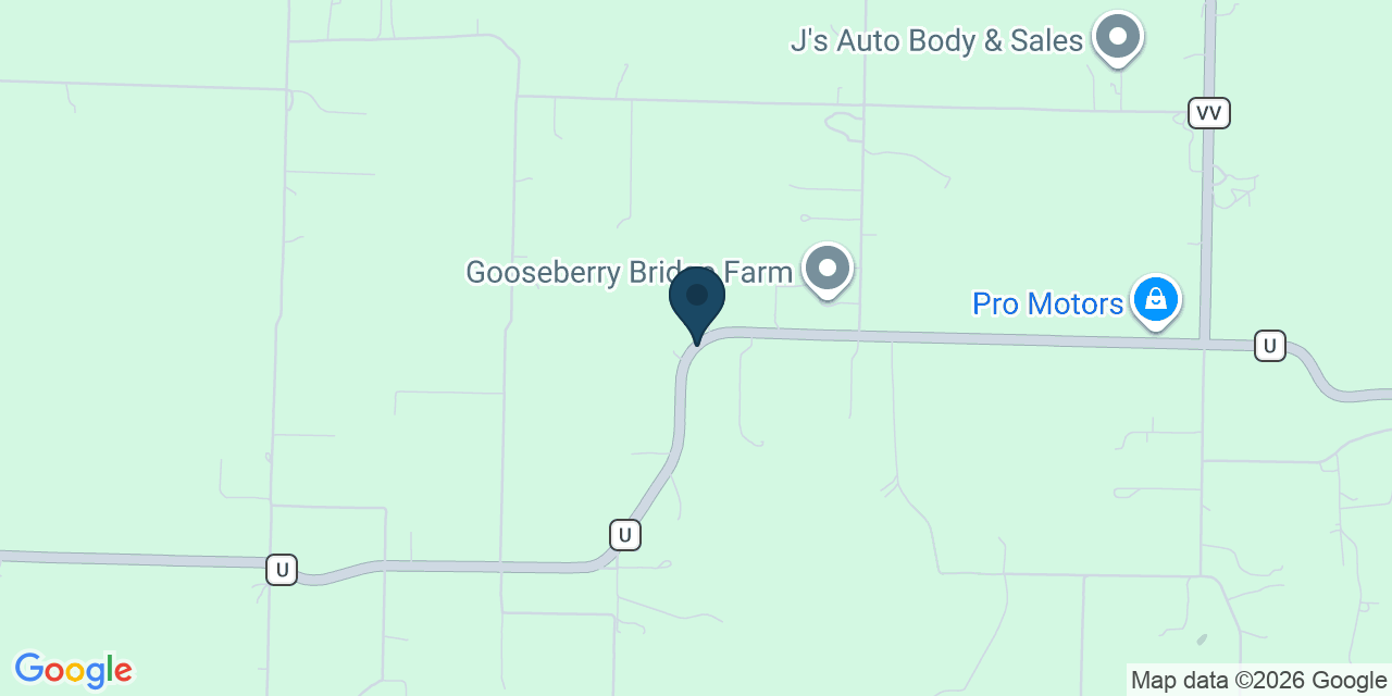 Map showing Rogersville, Christian County, MO