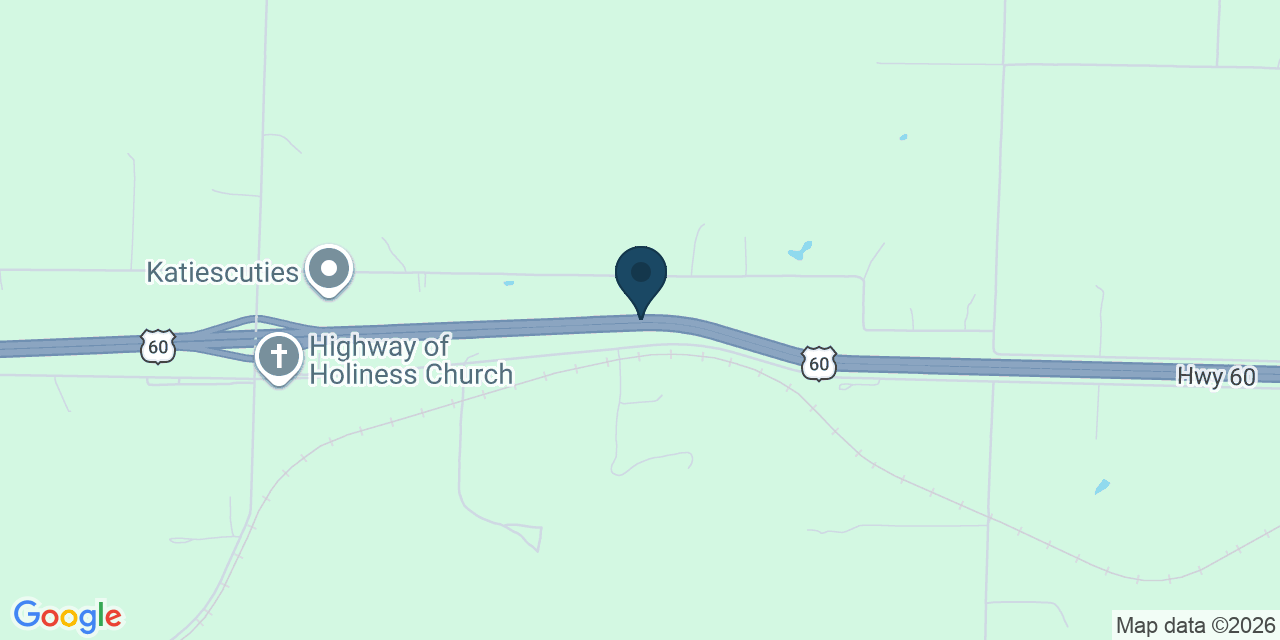 Map showing Macomb, Wright County, MO