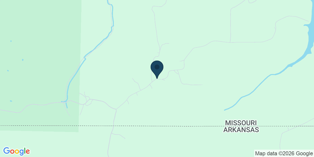 Map showing Blue Eye, Stone County, MO