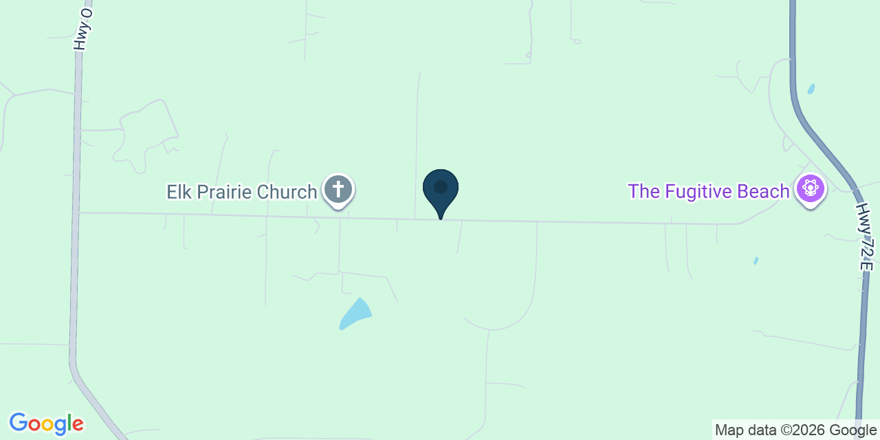 Map showing Rolla, Phelps County, MO