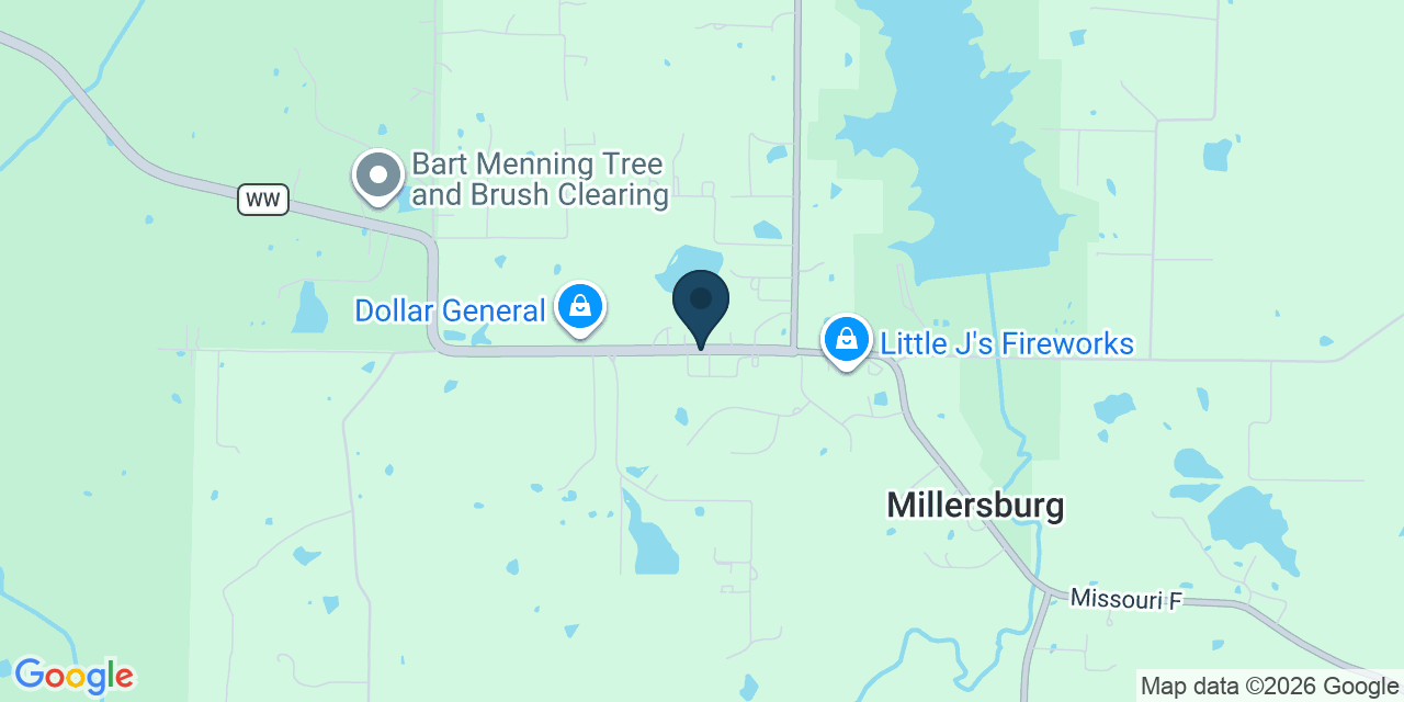 Map showing Callaway County, MO