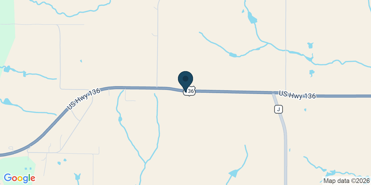 Map showing Tarkio, Atchison County, MO
