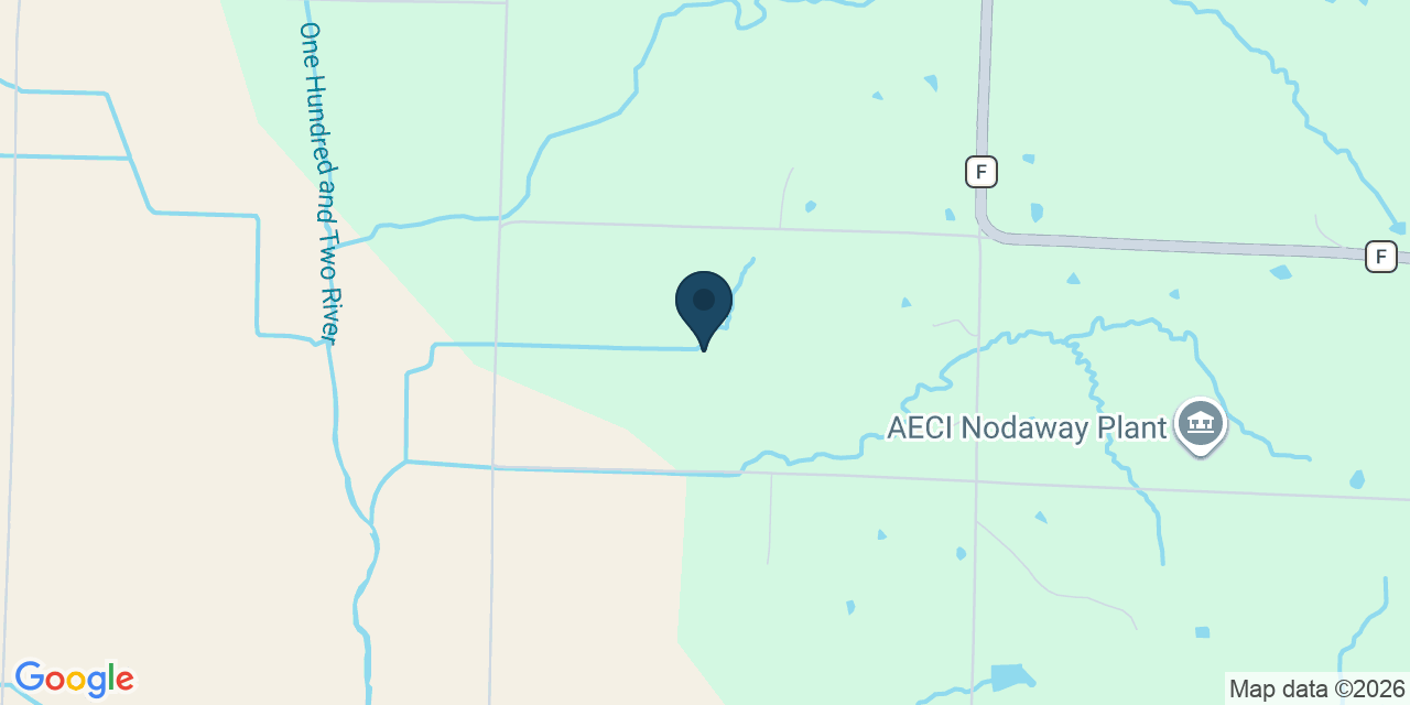 Map showing Graham, Nodaway County, MO