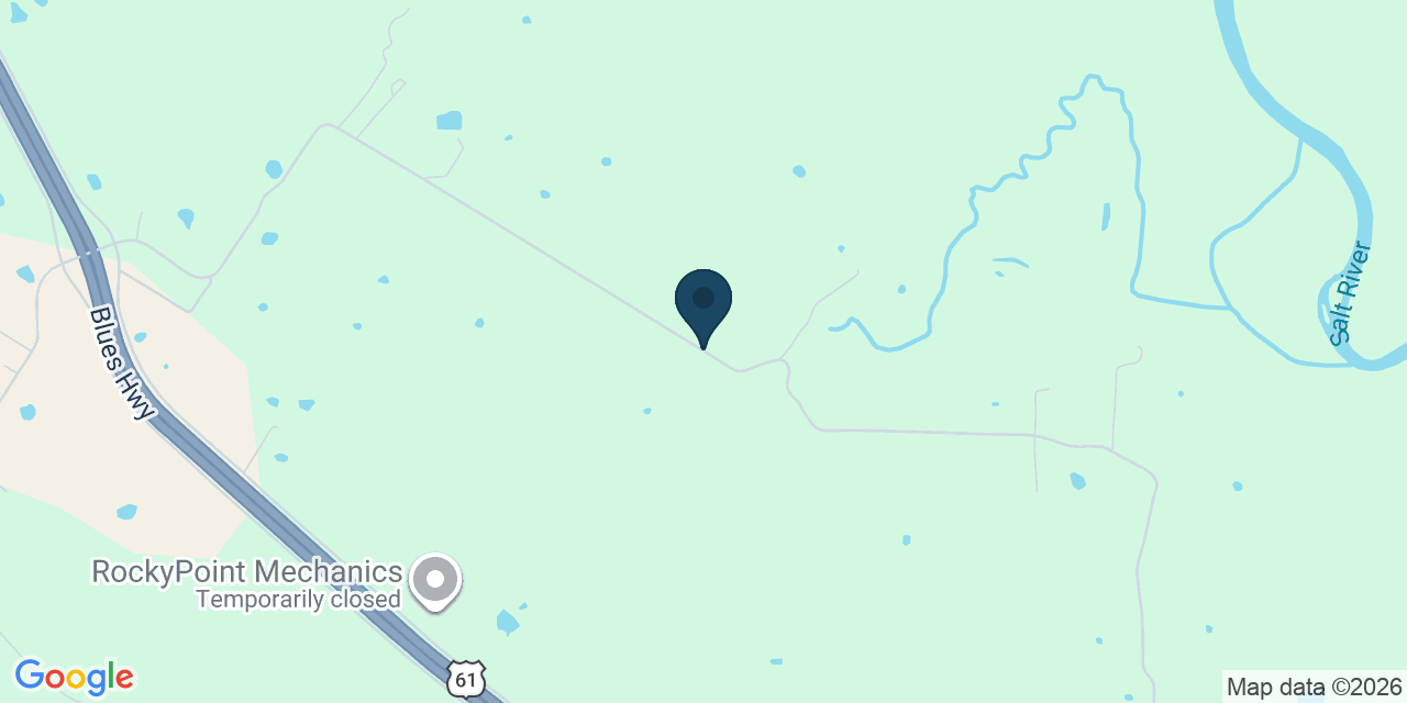 Map showing New London, Ralls County, MO