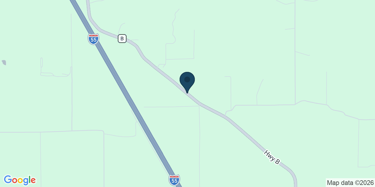 Map showing Perry County, MO
