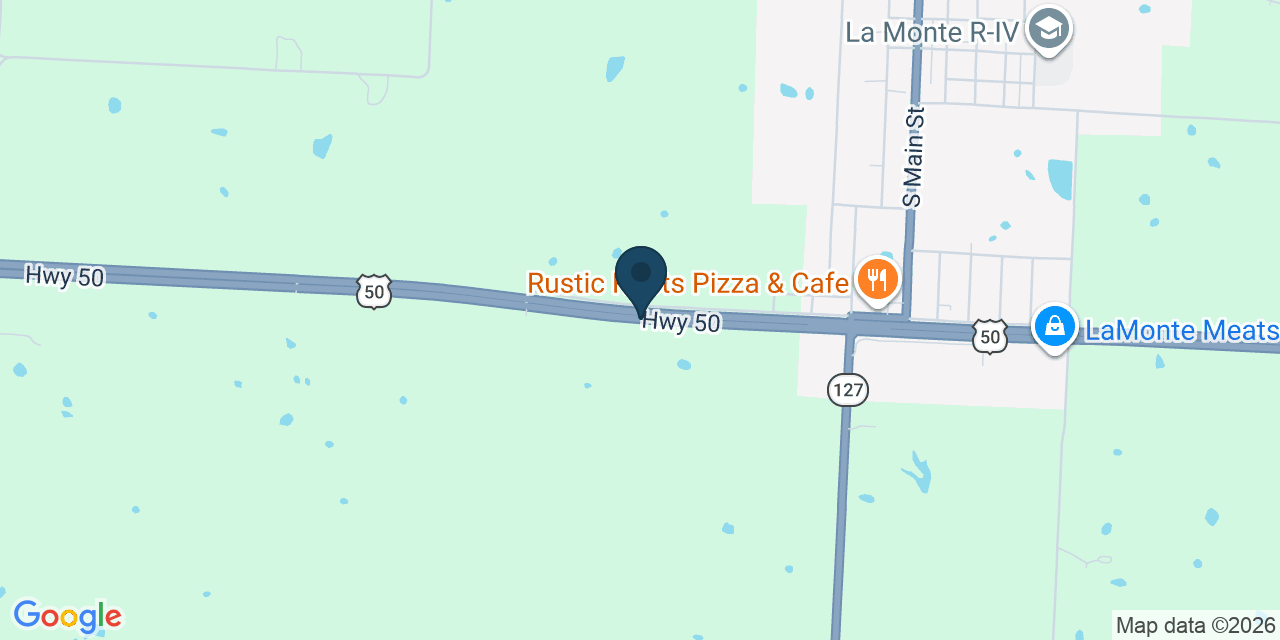 Map showing Pettis County, MO