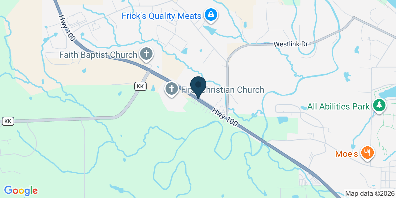 Map showing Franklin County, MO