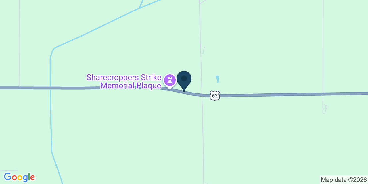 Map showing Charleston, Mississippi County, MO