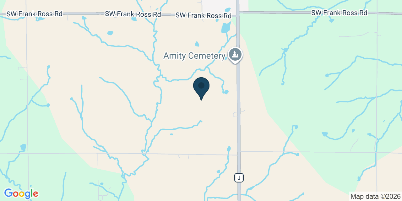 Map showing Union Star, Dekalb County, MO