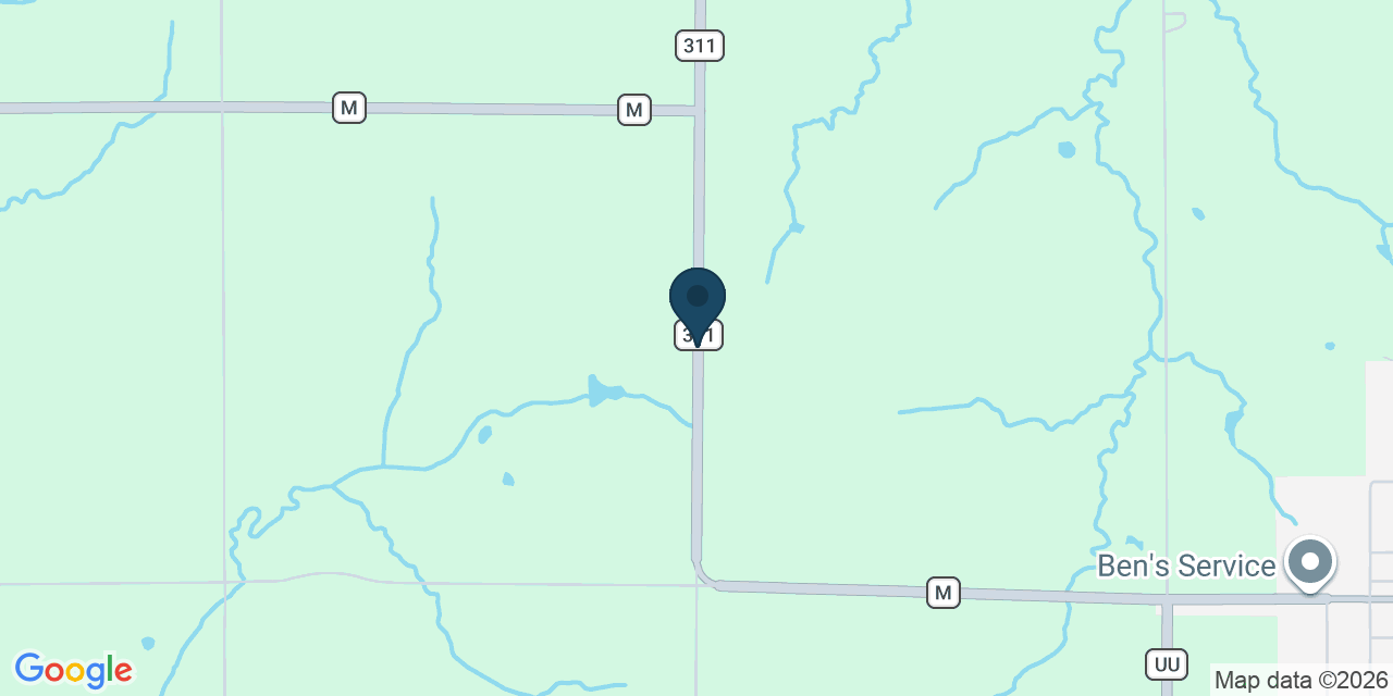 Map showing Callao, Carroll County, MO
