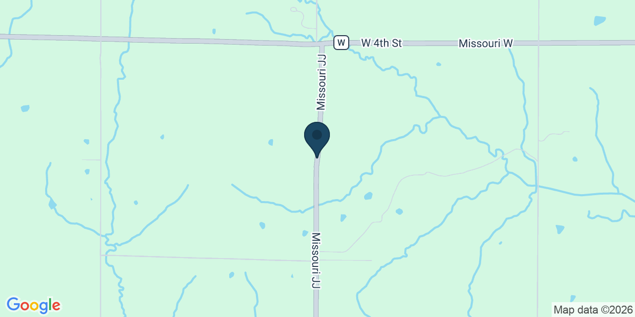 Map showing Dawn, Carroll County, MO