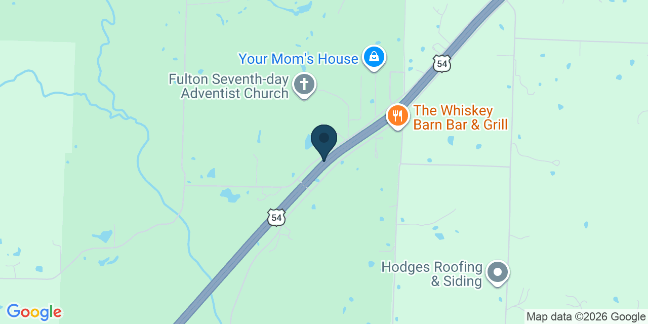 Map showing Fulton, Callaway County, MO