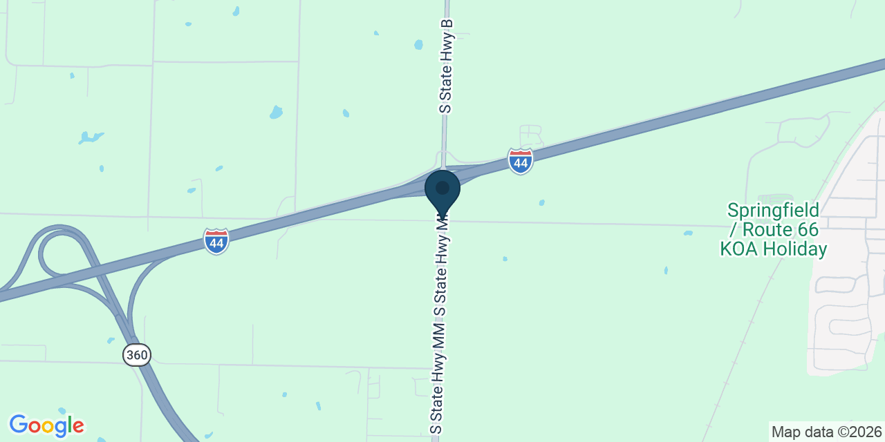 Map showing Republic, Greene County, MO