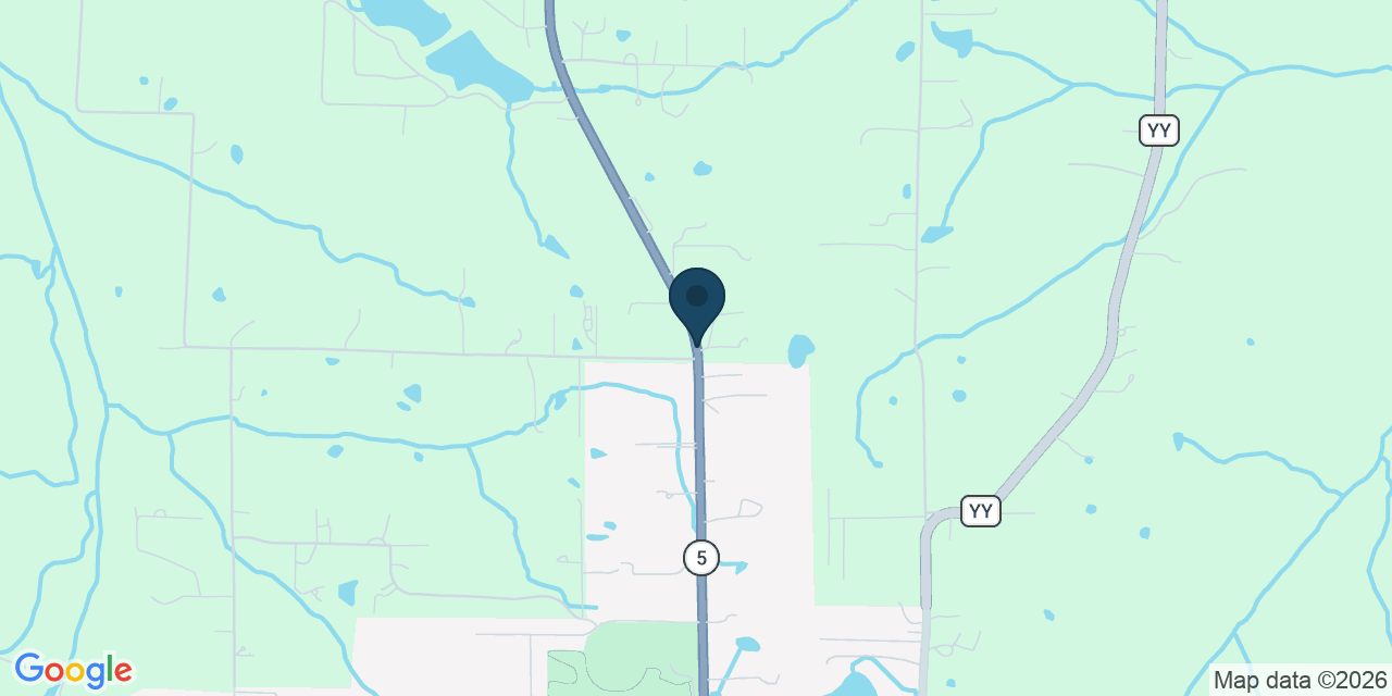 Map showing Greenfield, Laclede County, MO