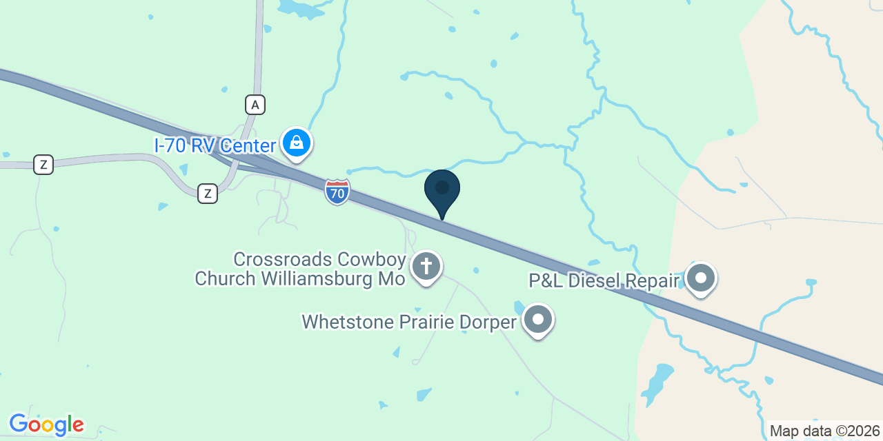 Map showing Callaway County, MO