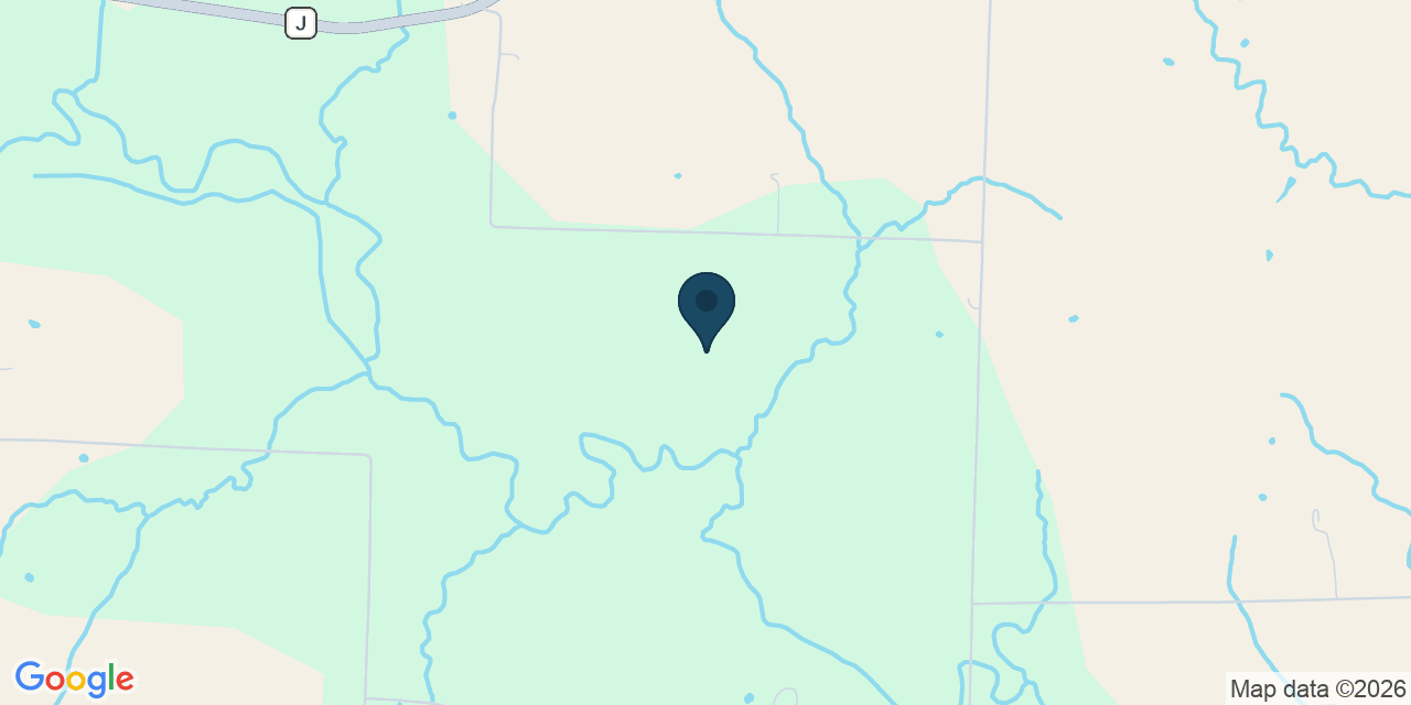 Map showing Paris, Monroe County, MO