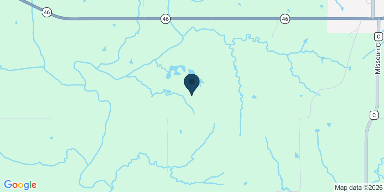 Map showing Sheridan, Worth County, MO