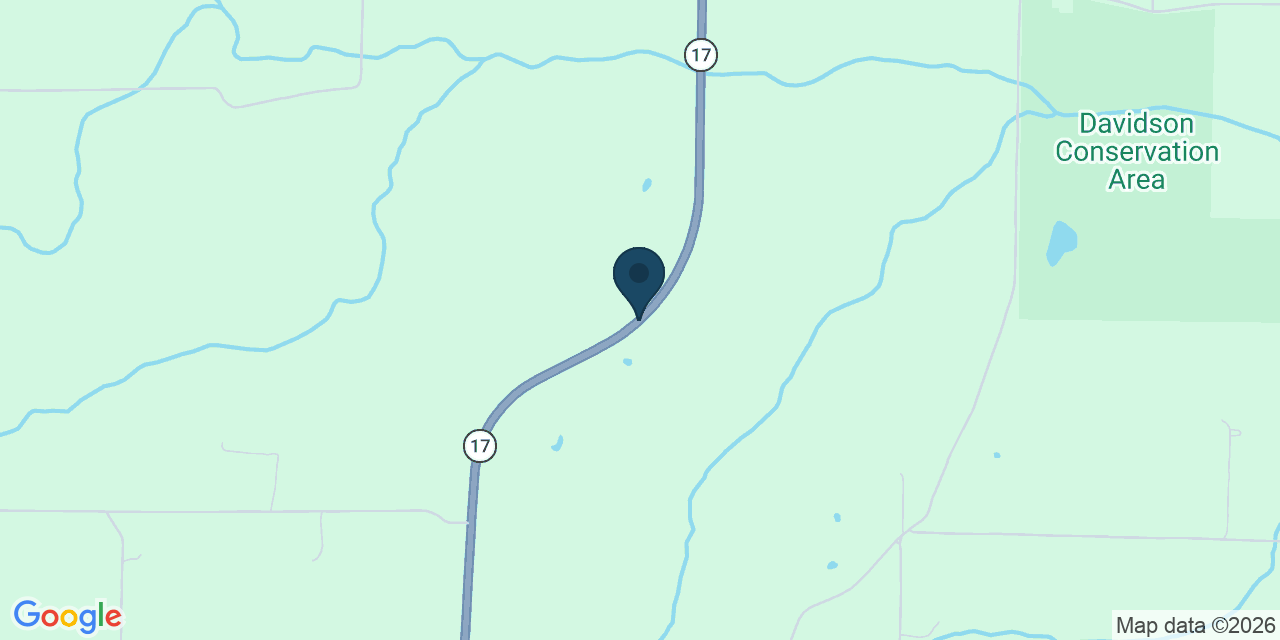 Map showing Mountain View, Howell County, MO