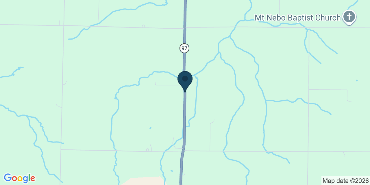 Map showing Lockwood, Dade County, MO