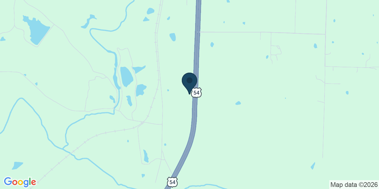 Map showing Auxvasse, Callaway County, MO